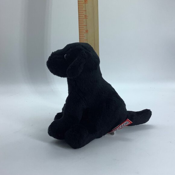 Douglas Cuddle Toys Black Lab Labrador Retriever Puppy Dog Plush Animal 5.5" - Picture 3 of 9